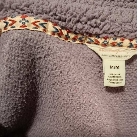 M💜Weatherproof Shacket Plush Teddy Jacket - Deep Purple - Picture 8 of 9